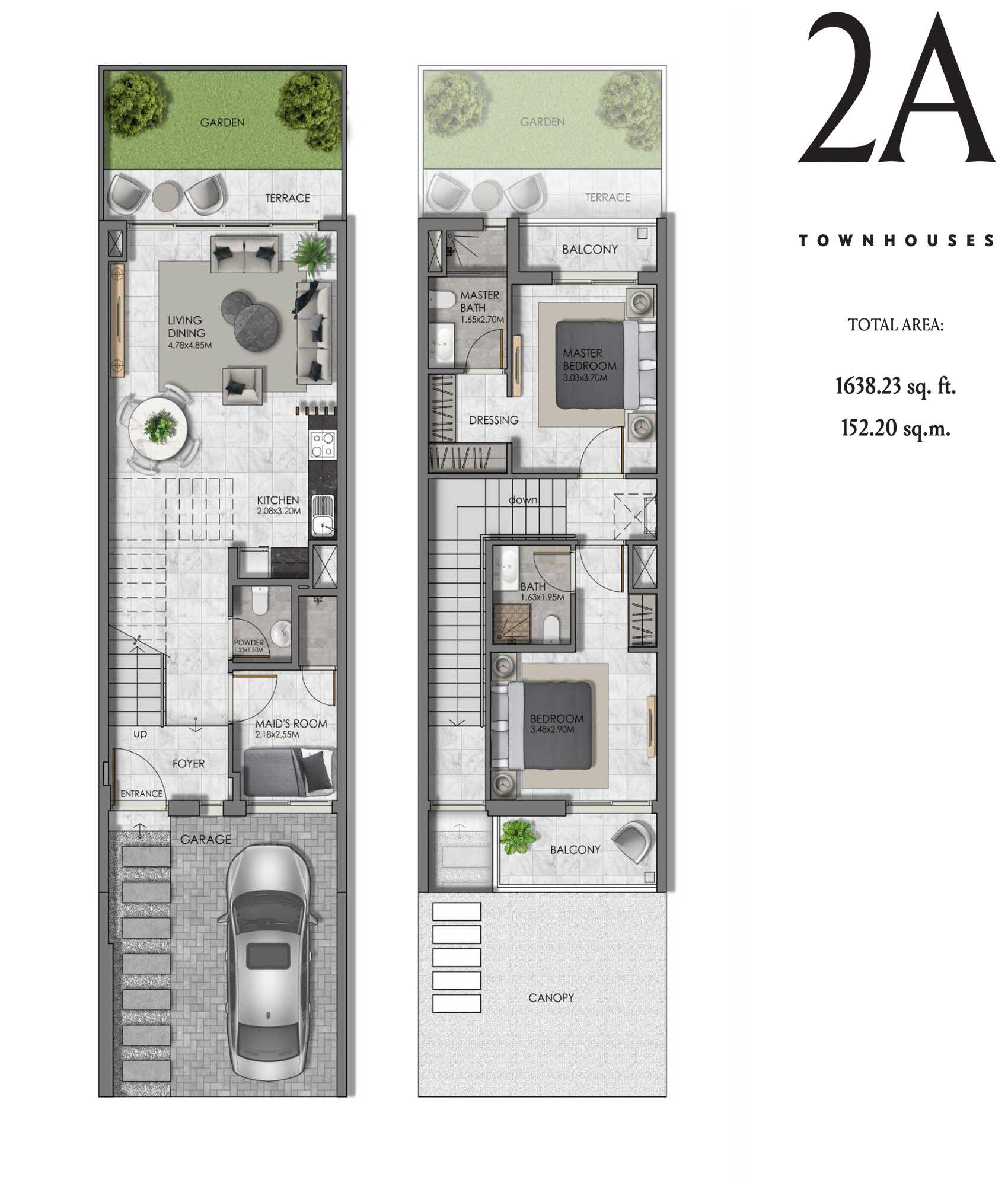 Type - 2A, Size 1,638.23 Sq. Ft
